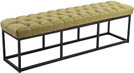 TPFLiving Sitzbank Amor Stoff - Gestell matt