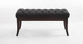 TPFLiving Sitzbank Romeo Stoff antik-dunkel 100 -