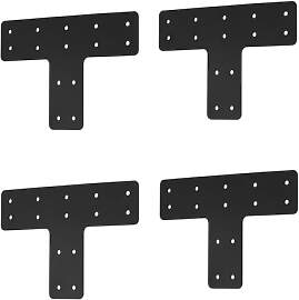 T-Pfostenhalterung, 4 Stück, 30,5 x 20,3 cm,