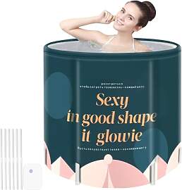 Tragbare faltbare Badewanne, separates
