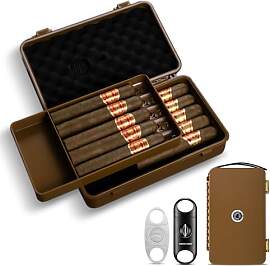 Tragbare zigarren humidor,humidor zigarren set mit 