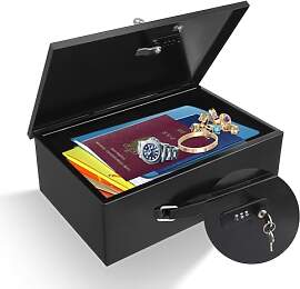 Tragbarer Feuerfester Safe Dokumentenbox mit