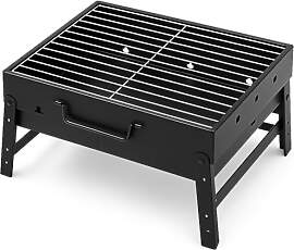 Tragbarer Holzkohlegrill im Kofferformat –