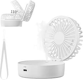 Tragbarer Ventilator mit Wassernebel, USB
