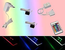 Trango 2er Set 5022-02 RGB Farbwechsel LED