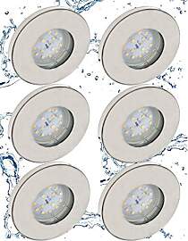 Trango 6er Set IP44 LED Einbaustrahler