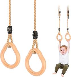 Trapez Schaukel, Trapez Schaukel Outdoor mit Ringe 