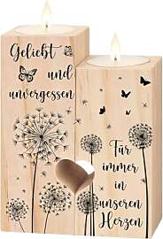 Trauergeschenk Memorial Kerzenständer