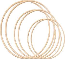 Traumfänger Ringe Set, Kranz Ringe 6 Stück 3