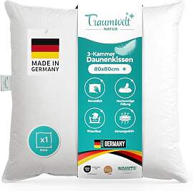 Traumwelt Natur Made in Germany 3-Kammer Daunen
