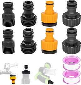 TREABEAR 8PCS Kunststoff wasserhahnadapter für