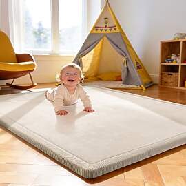 Treeboy Spielmatte Baby 120x170x2cm beige –