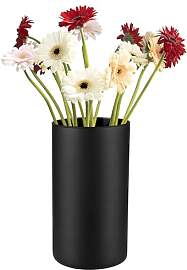 Trend For Home Glas Bodenvase 29 cm, matt schwarz, 