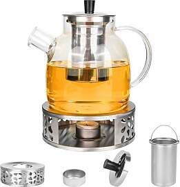 Trendecor 1.5L Teekanne mit Siebeinsatz und