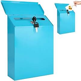 Trendecor Briefkasten Anthrazit, 22 x 6.5 x 29cm