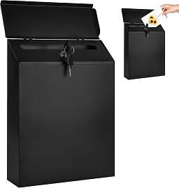 Trendecor Briefkasten Anthrazit, 22 x 6.5 x 29cm