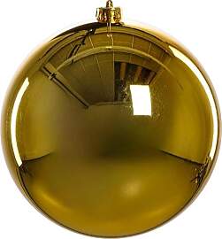 TrendLine Dekokugel Ø 14 cm Gold Weihnachtskugel