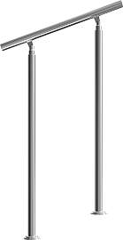 Treppengeländer Edelstahl 80cm