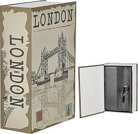 Tresor Buch London | 11,5x18x5,5cm Metall Papier 2 
