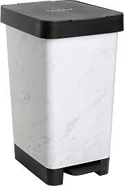 Treteimer Style Schwarz/Hellgrau ca. 25l