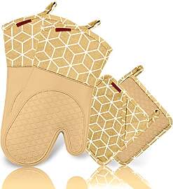 TreuFeld® Premium Ofenhandschuh-Set,