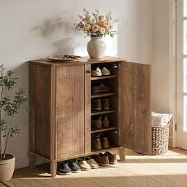 Tribesigns 2-türiger Schuhschrank 80x38x95cm,