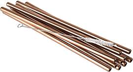 Trinkhalme APS, braun (kupferfarben), L:21,5cm,
