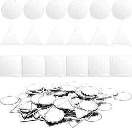 Trinkrittey 120 Stück Mini Spiegel, Kleine