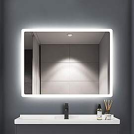 Trintion LED Badspiegel mit Beleuchtung Badezimmer 