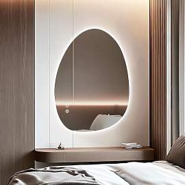 Trintion LED Badspiegel mit Beleuchtung Badezimmer 