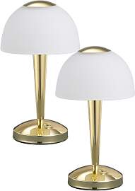 TRIO LEUCHTEN LED Tischleuchte, grau