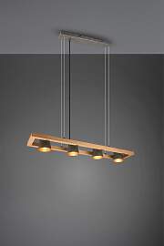 TRIO LEUCHTEN Pendelleuchte "Bell", grau 