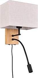 Trio Leuchten Wandleuchte Nilam 212870236, Holz