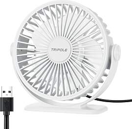 TriPole Ventilator Leiser, Mini Ventilator mit 3