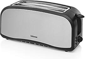 Tristar Edelstahl Toaster mit Brötchenaufsatz - 6 