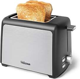 Tristar Edelstahlstahl-Toaster, 2 Scheiben
