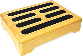 Tritthocker Holz mit Rutschfester Gummiauflage
