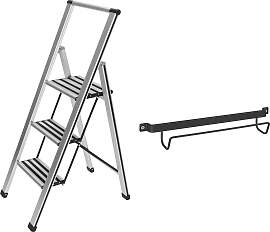 Trittleiter WENKO "Modell Alu-Design",