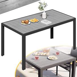 TRIUMPHKEY Gartentisch mit Aluminiumrahmen,