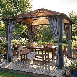 TRIUMPHKEY Pavillon 3x3 Wasserdicht Stabil