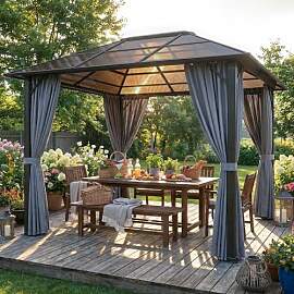TRIUMPHKEY Pavillon 3x4 Wasserdicht Stabil