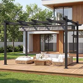 TRIUMPHKEY Pergola Pavillon 3x4m wasserdicht