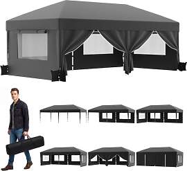 TRIUMPHKEY Pop Up Faltpavillon Fenster mit Netz