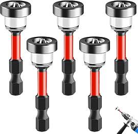 Trockenbau Bit, 5-Teiliges Rot 1/4"