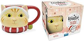 Trötsch Wintertasse Katze klein: Kaffeetasse