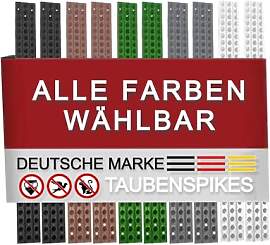 TronicXL 10 Meter GRÜN Taubenspikes Kunststoff I