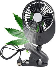 TronicXL USB Ventilator Grow mit Clip Klipp Klemme 