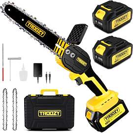 TROOZY Akku Kettensäge Mini Säge, Brushless