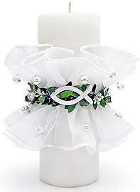 Tropfenfänger Kommunionkerze,Tropfschutz