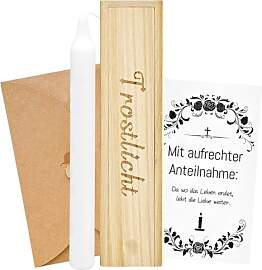 Trostlicht-Trauerkerzen,Stabkerze mit